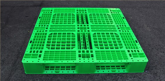 JSL-1212田字塑料托盤-綠（可堆碼）