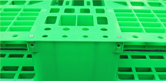 JSL-1212田字塑料托盤-綠（可堆碼）