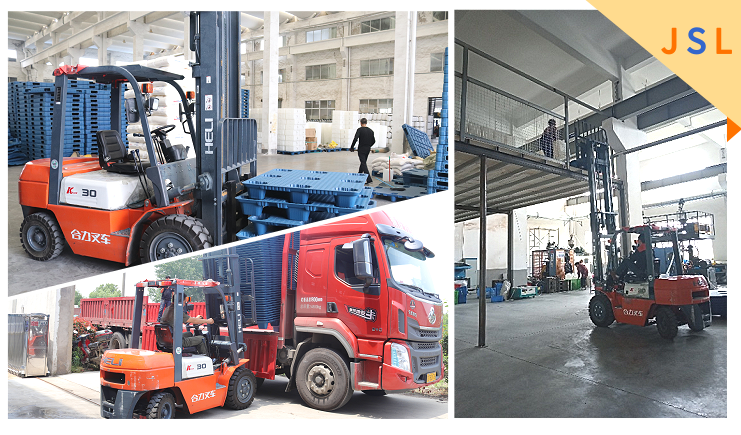 九腳吹塑塑料托盤配合叉車使用，這9個注意點要當心