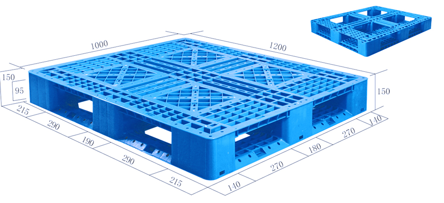 JSL-1210田字網格托盤（可堆碼）
