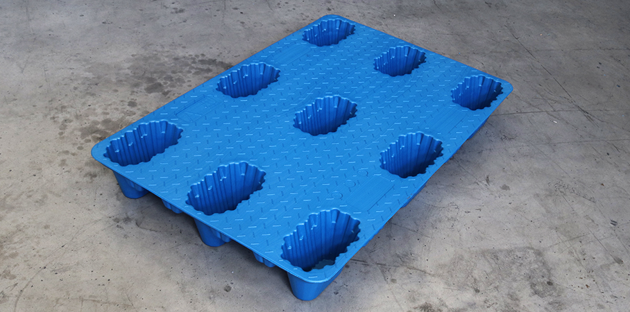 1208 吹塑九腳托盤