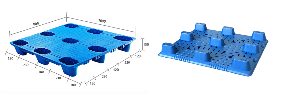 JSL-1008 吹塑九腳托盤
